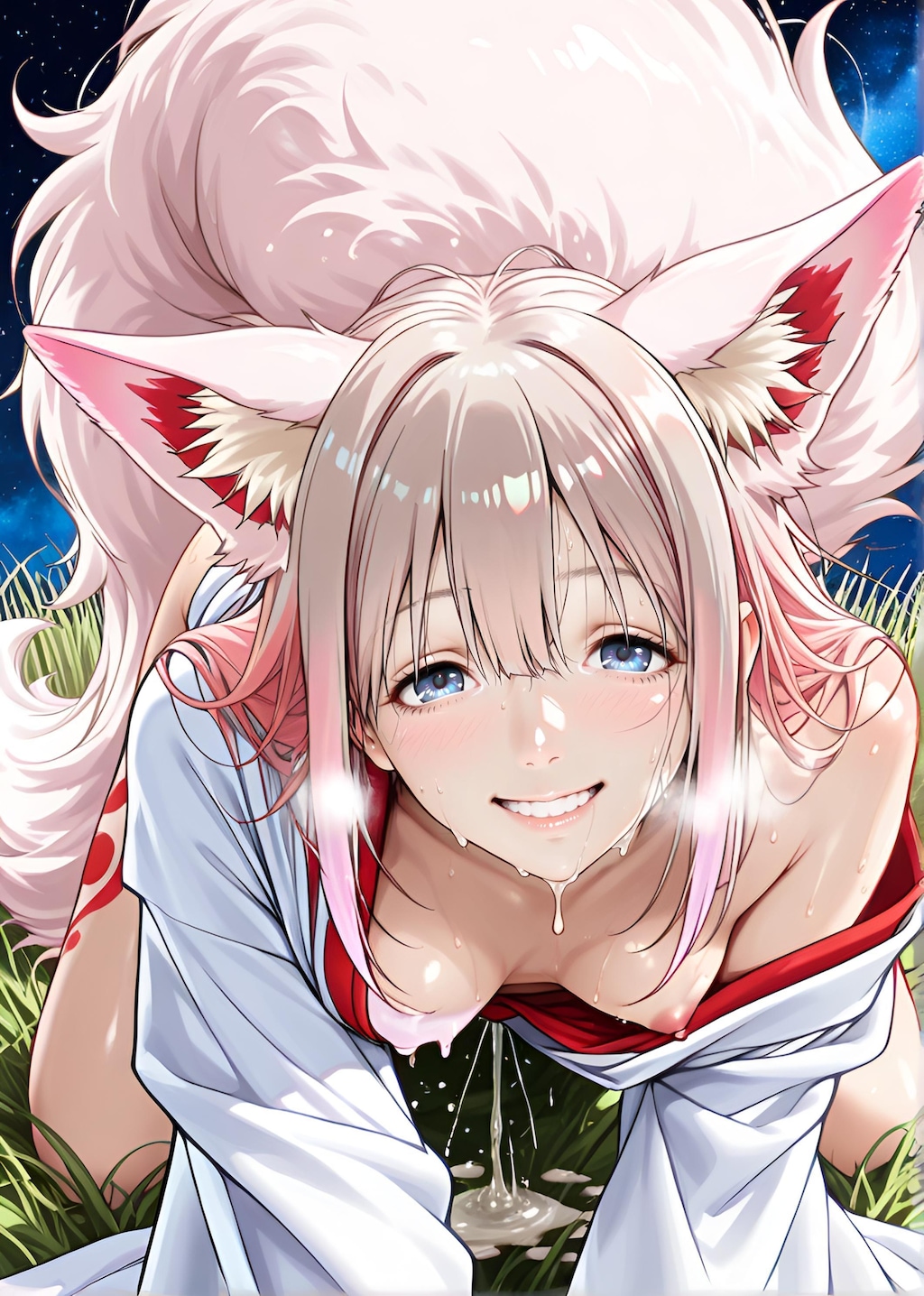 夜桜明里（YozakuraAkari）うぅぅ・・・出てる、出てる