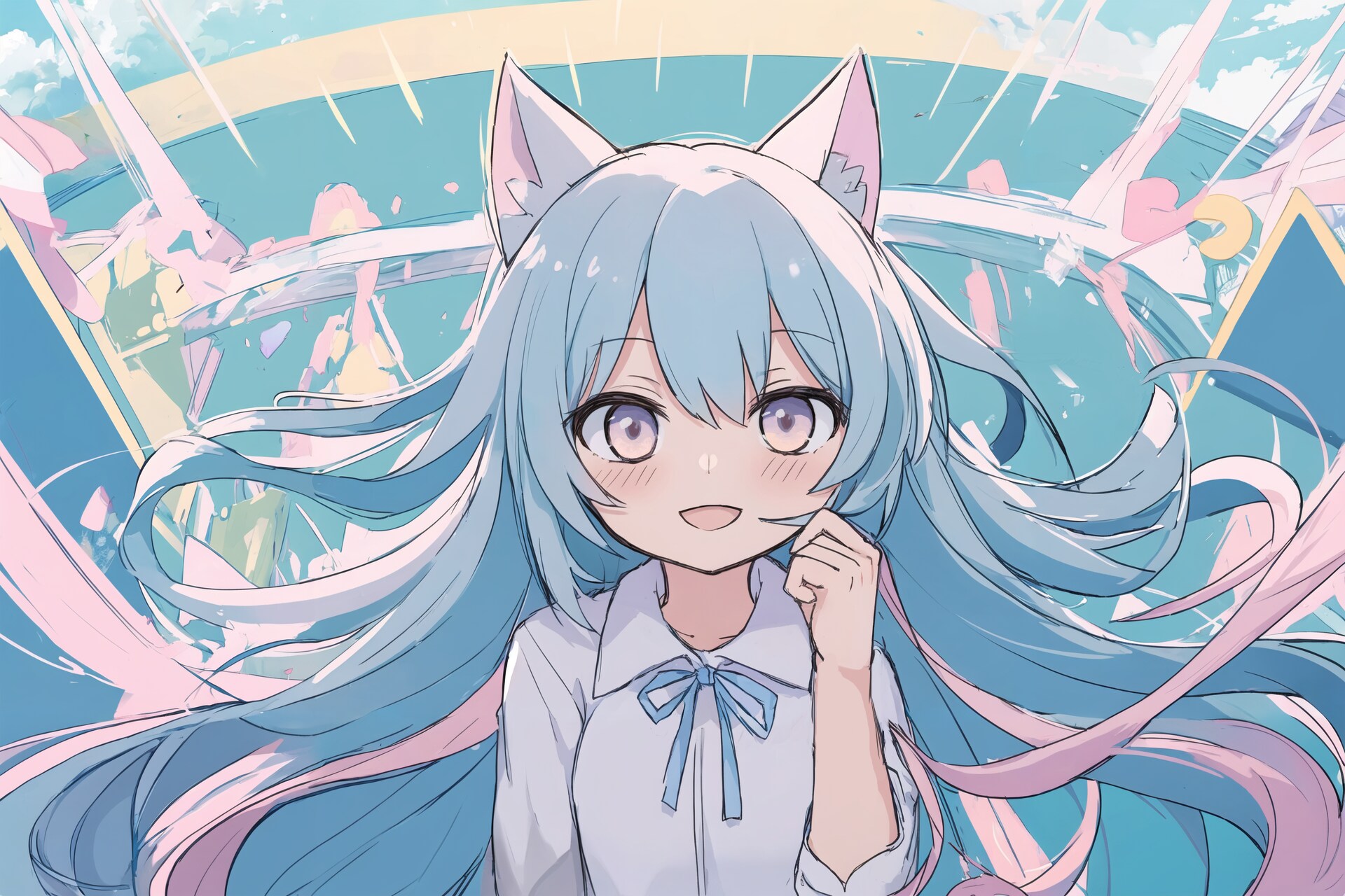 爽やかブルー