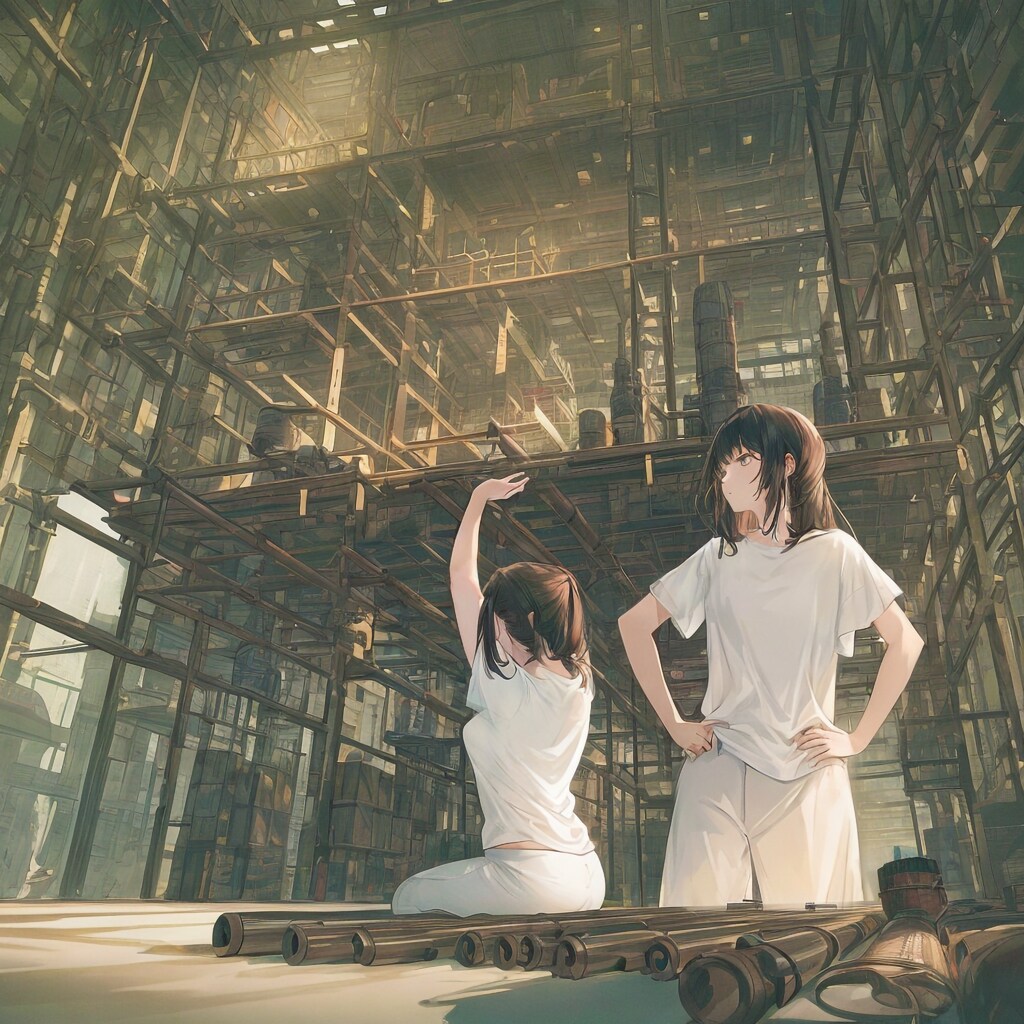 廃倉庫とダンス部