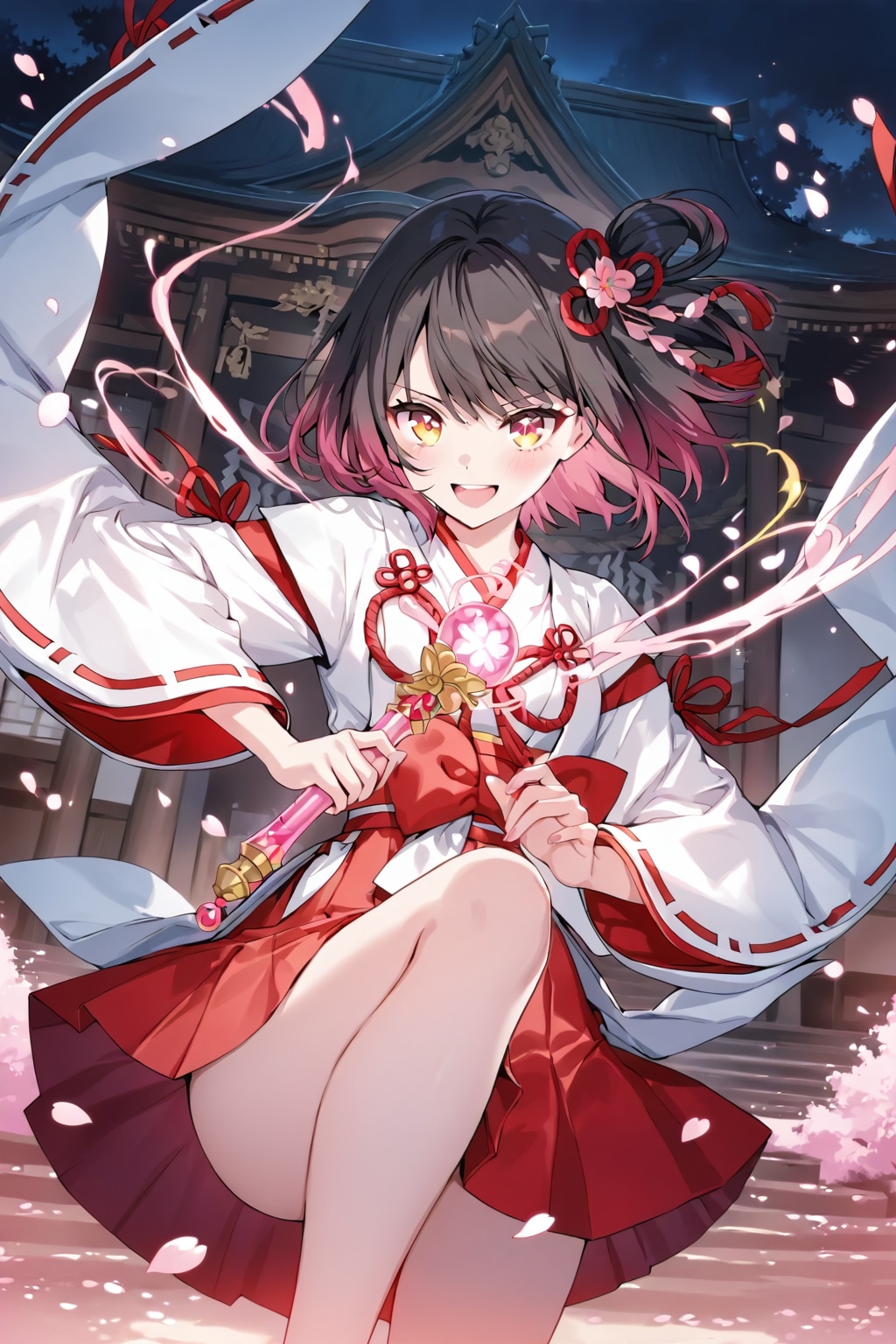 巫女な魔法少女 | の人気AIイラスト・グラビア