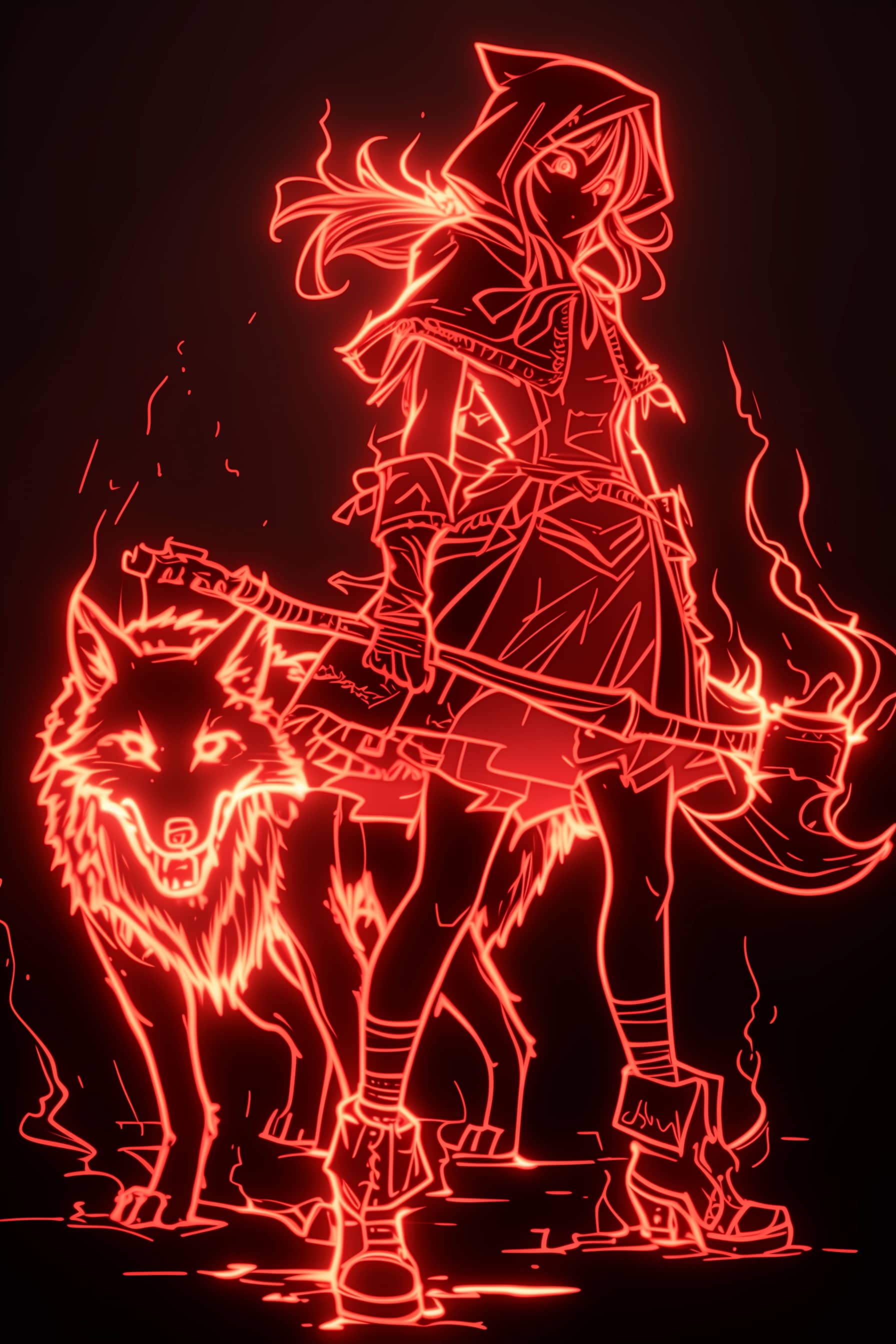 赤ずきんちゃん | の人気AIイラスト・グラビア