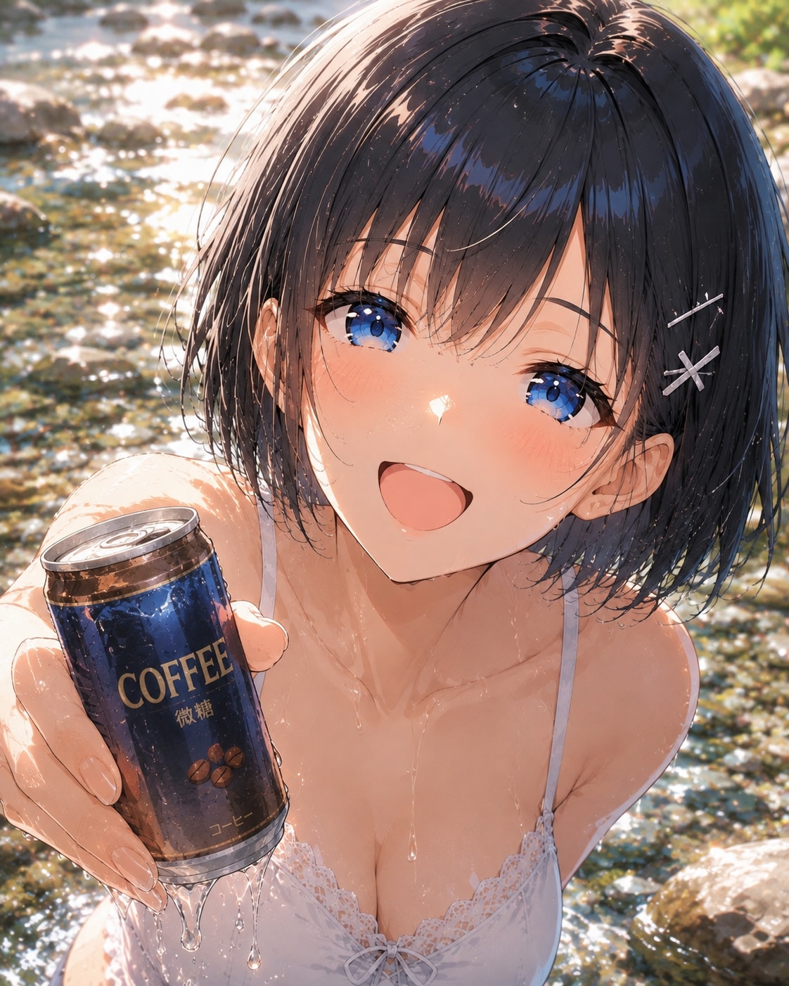 冷えた缶コーヒー