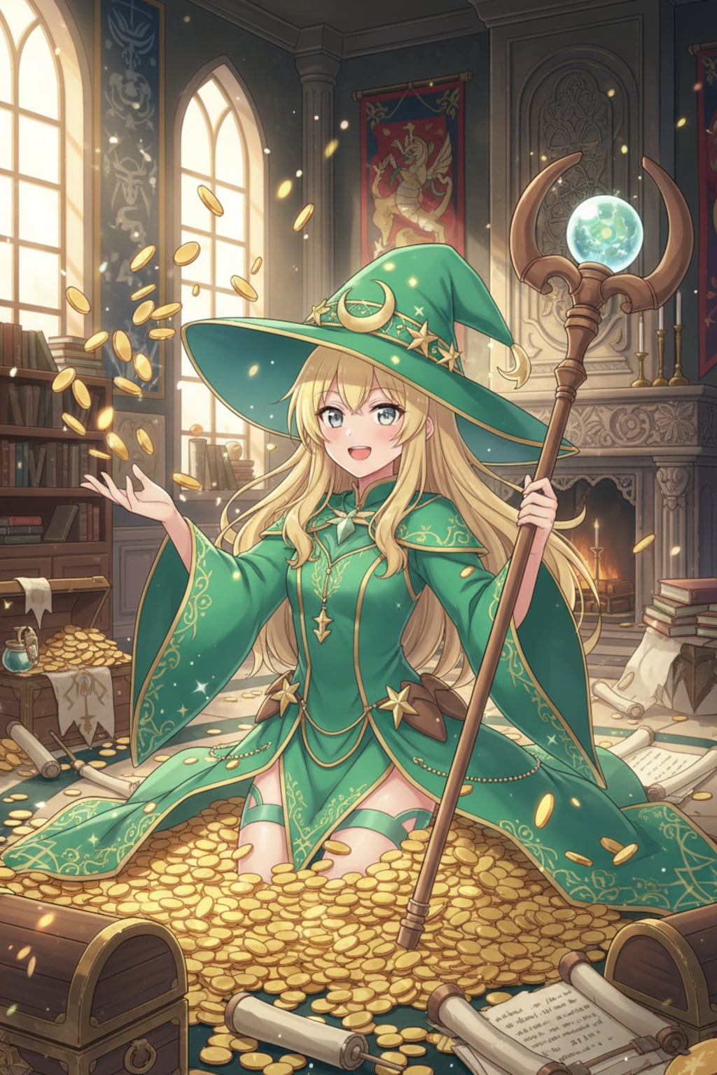 お金に埋まってみたい