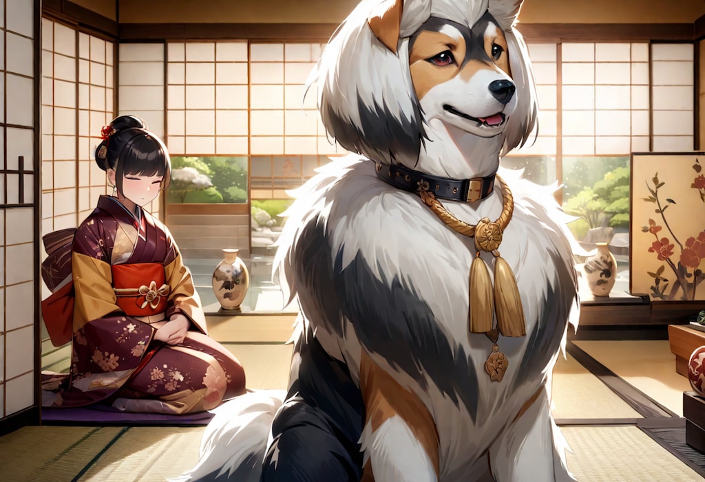 日本の上流階級の犬