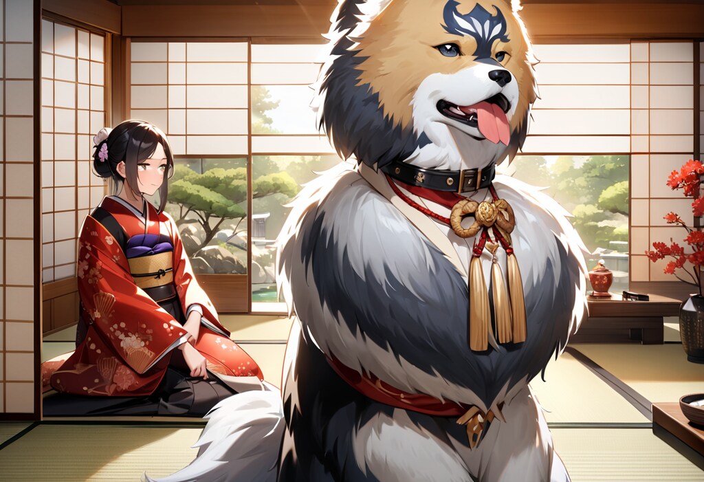 日本の上流階級の犬
