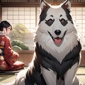 日本の上流階級の犬 5枚目