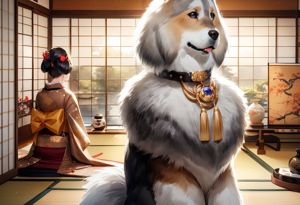 日本の上流階級の犬