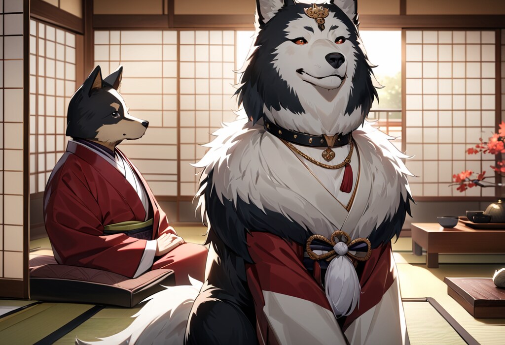 日本の上流階級の犬