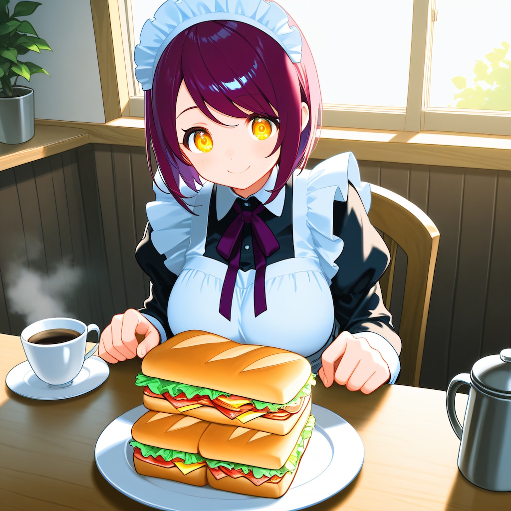 こんにちは（挨拶メイドの芽衣ちゃん）