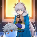 雪だるま作る水着コスプレ皇女人妻 6枚目