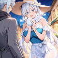 雪だるま作る水着コスプレ皇女人妻 11枚目
