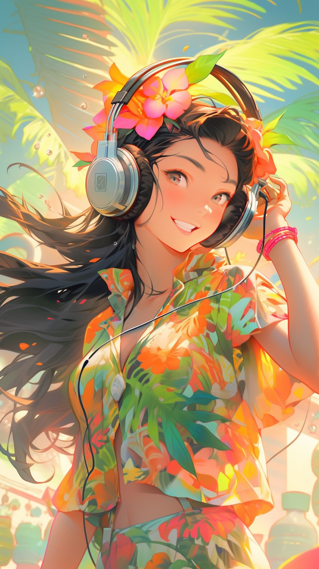 🏝サマービーチのDJガール2🏝🌺🌞💕