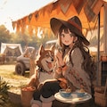 秋は紅葉を眺めながらピクニックをするのに最適な季節です 4枚目