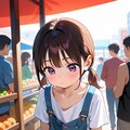 幼女、市場へ行く 2枚目