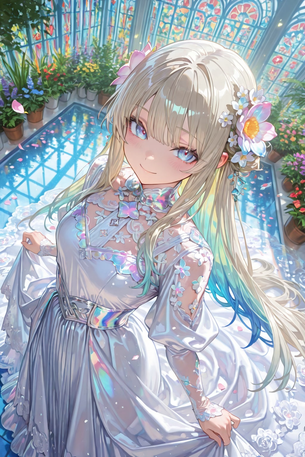 【生成機能】kaleidoscopic garden | の人気AIイラスト・グラビア