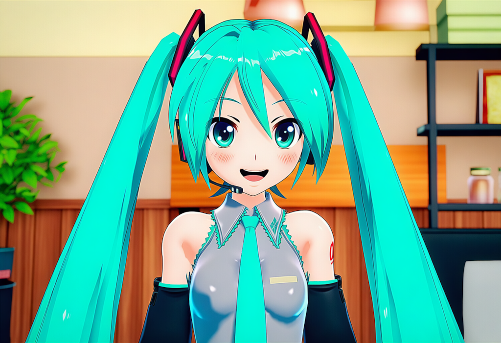 V4,5　ボカロ　初音ミク　３Dアニメ