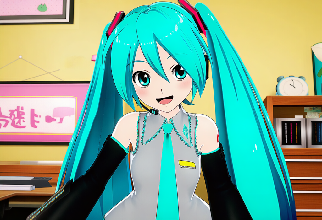 V4,5　ボカロ　初音ミク　３Dアニメ