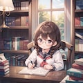 SD図書子ちゃん/等身おまけ付 4枚目