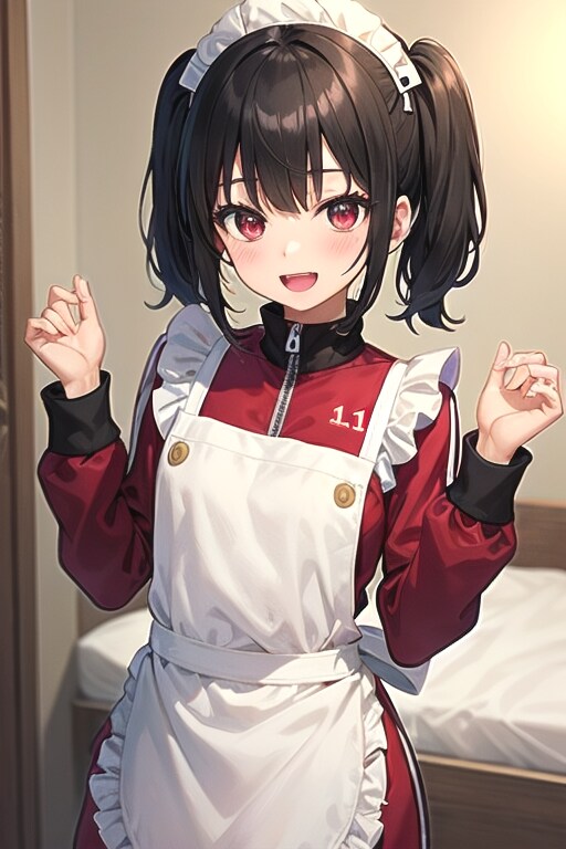 v4b　ジャージメイド | の人気AIイラスト・グラビア