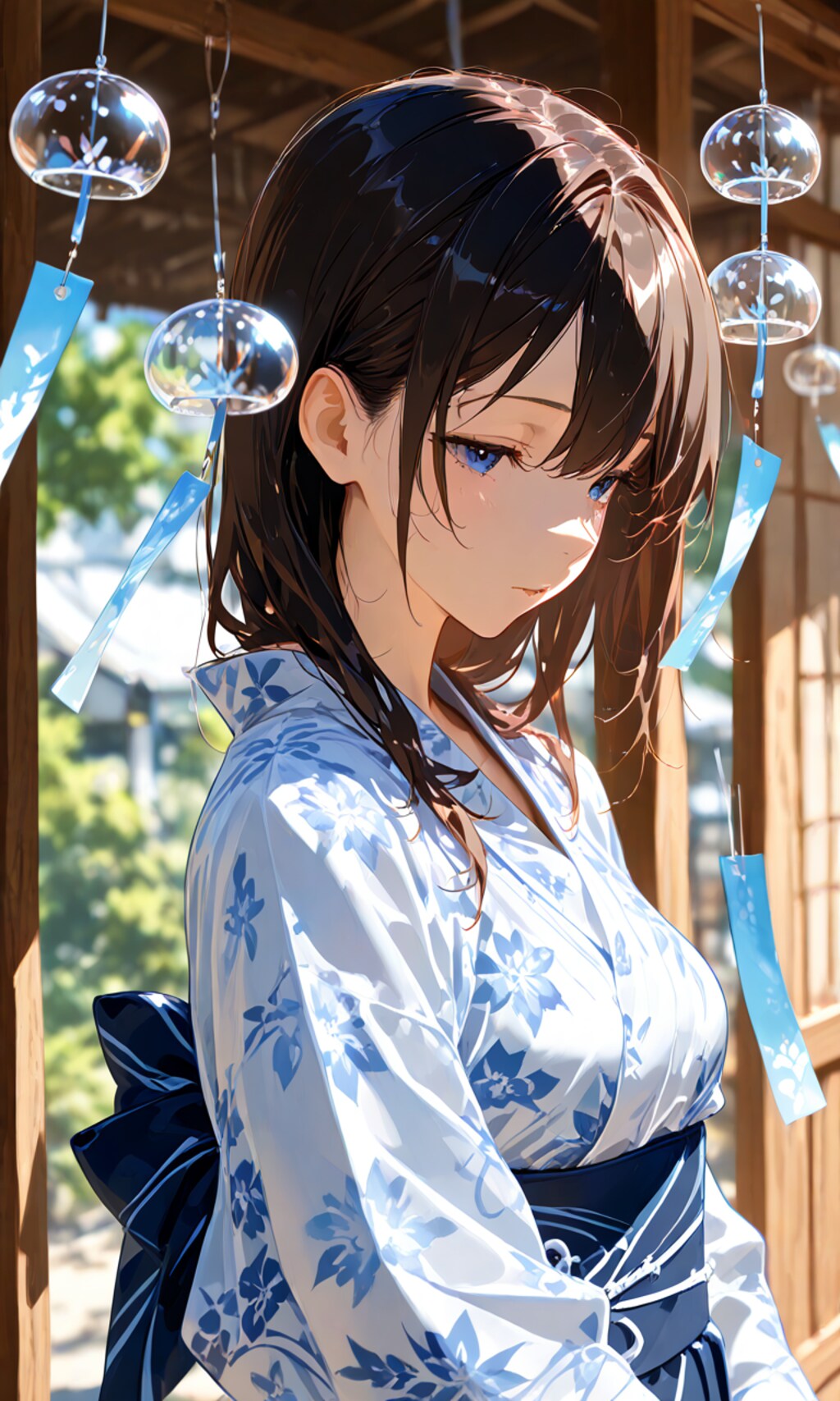 風鈴と少女