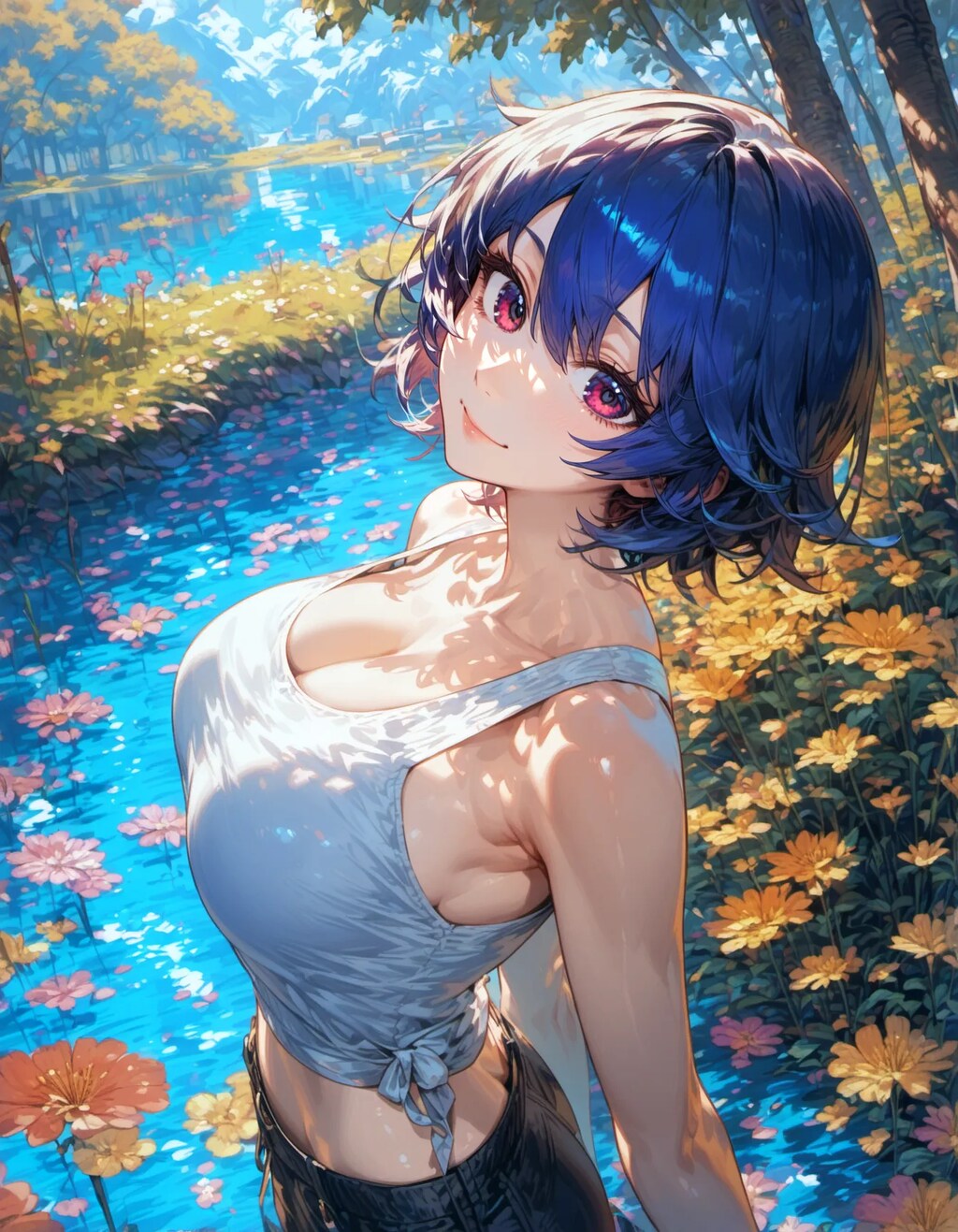 Reflections of a Sapphire Spring