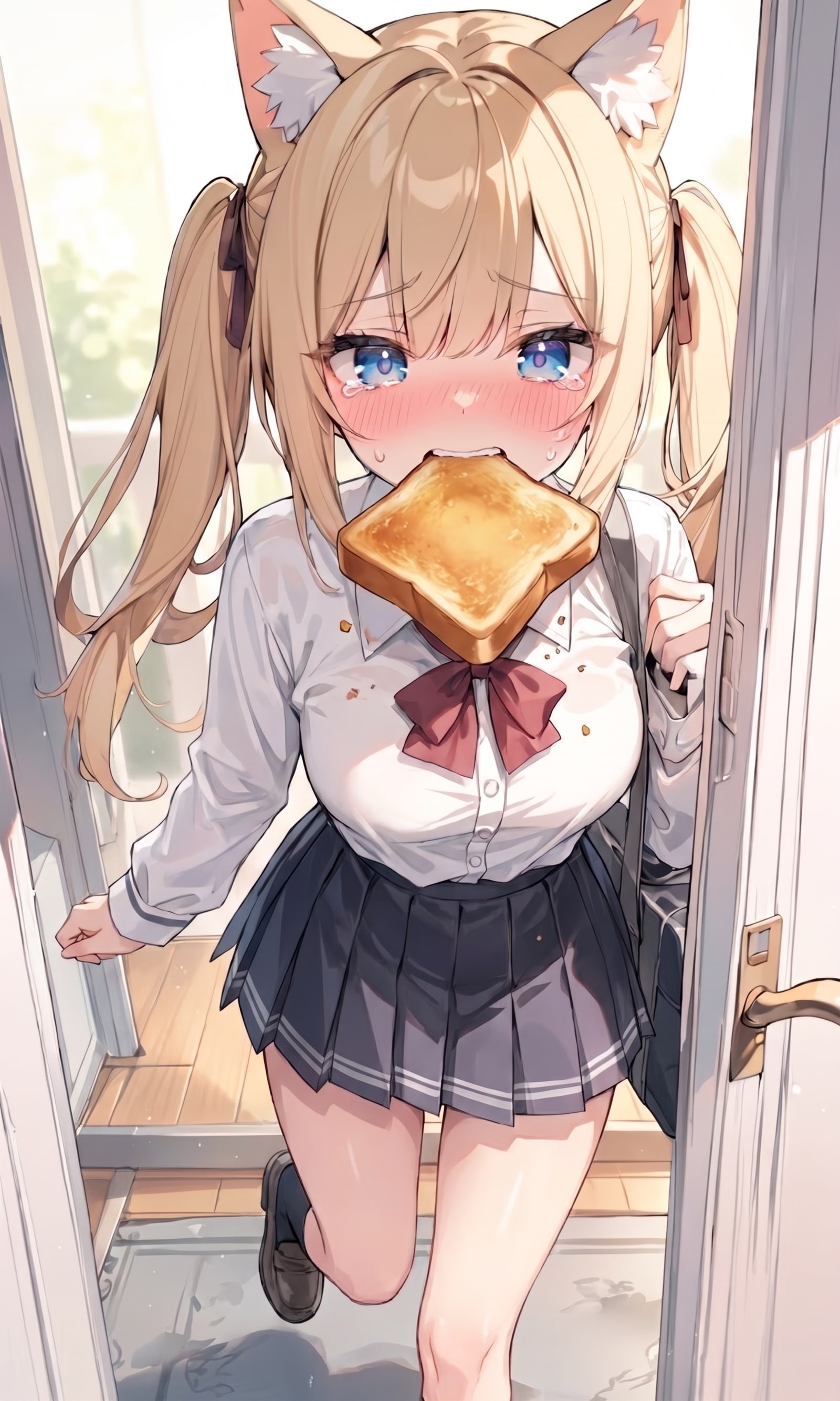 こるり「ふもふもうもも」まや「はよ食えやあああ」