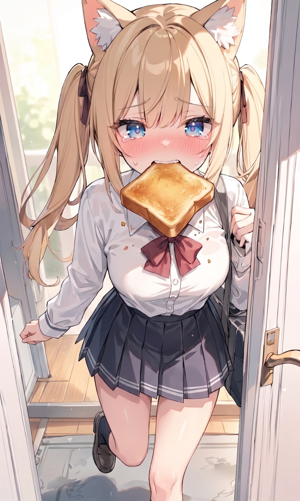 こるり「ふもふもうもも」まや「はよ食えやあああ」