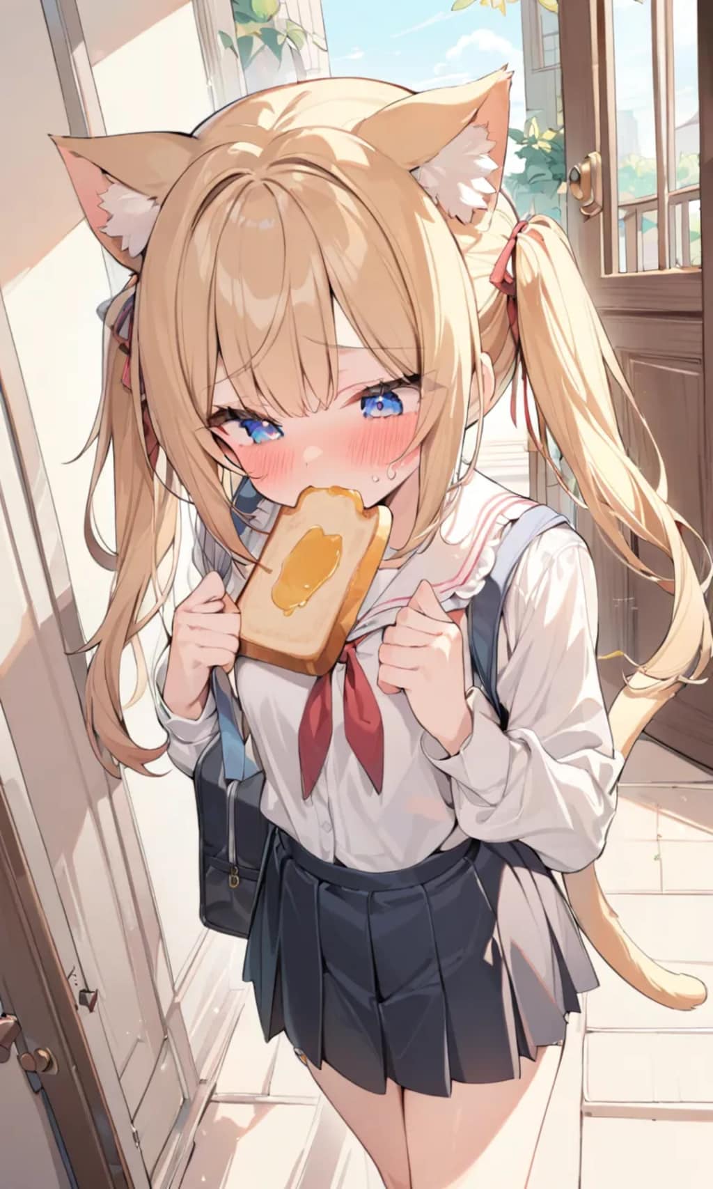 こるり「ふもふもうもも」まや「はよ食えやあああ」