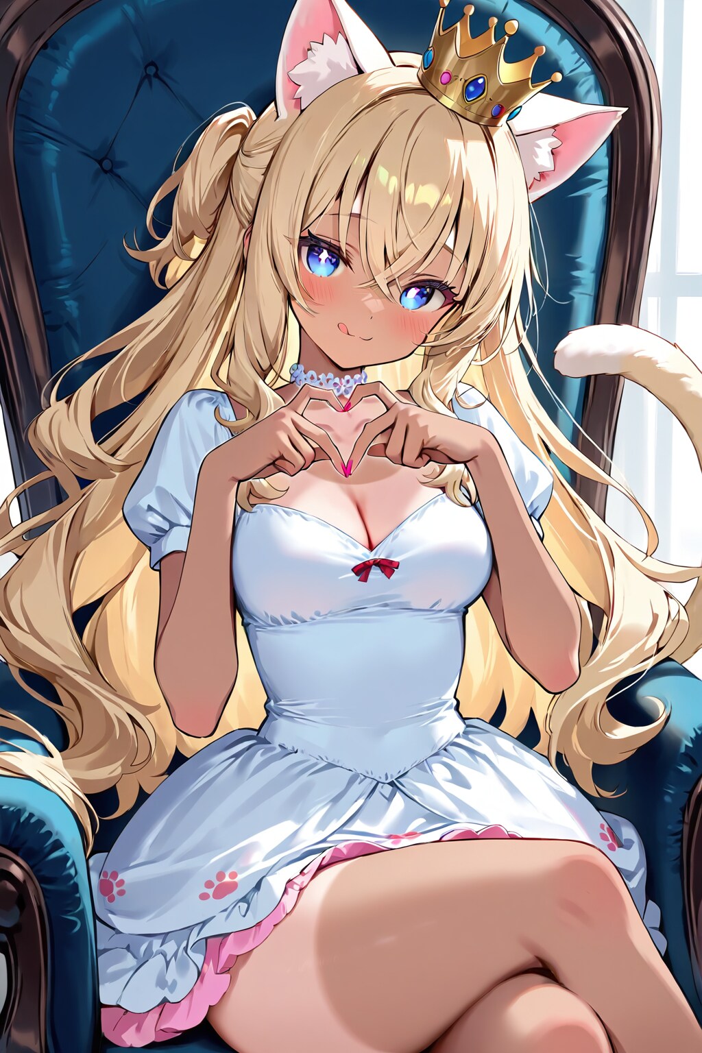 金髪猫耳お姫様