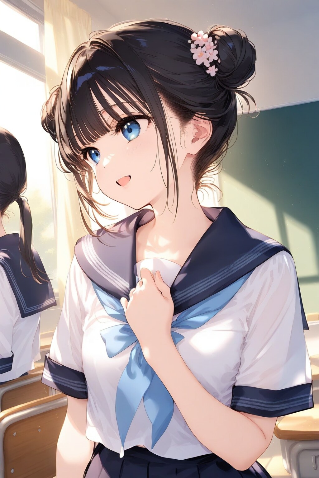 朝の挨拶をするおだんごちゃん🍡✨