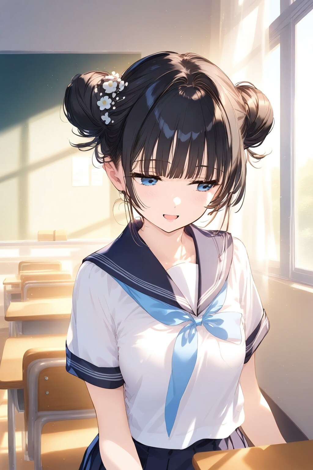 朝の挨拶をするおだんごちゃん🍡✨