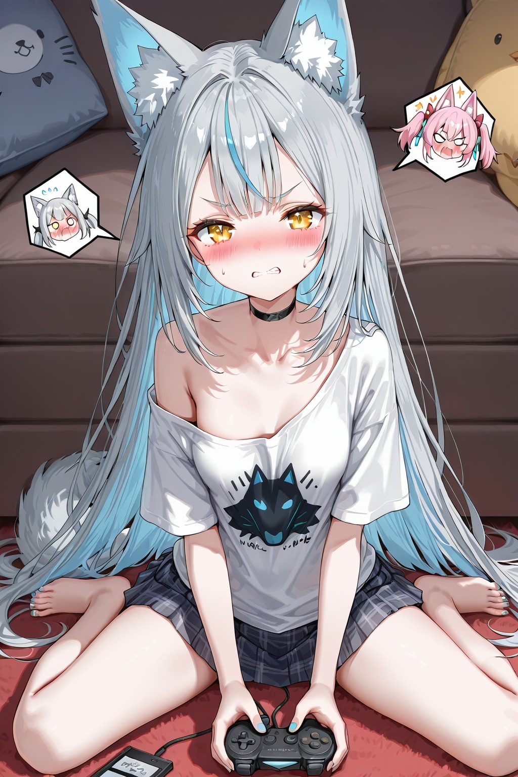 ウチの娘 夢華 ゲームで負けて悔しいあまりブチ切れ