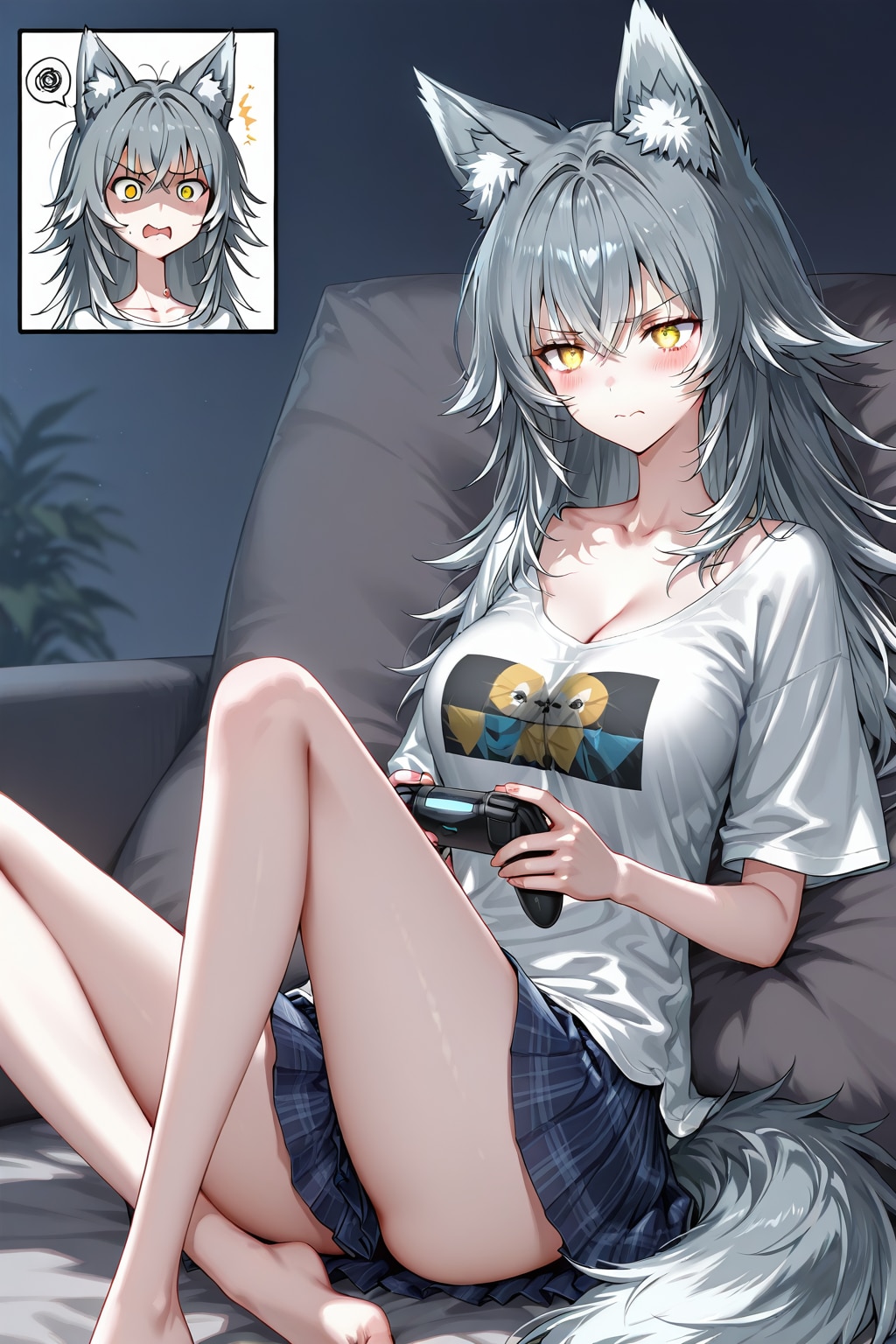 ウチの娘 夢華 ゲームで負けて悔しいあまりブチ切れ