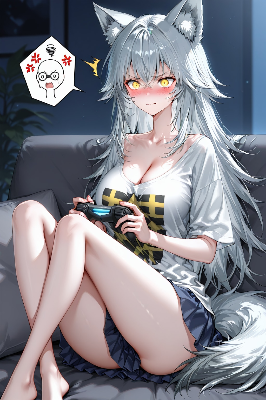 ウチの娘 夢華 ゲームで負けて悔しいあまりブチ切れ