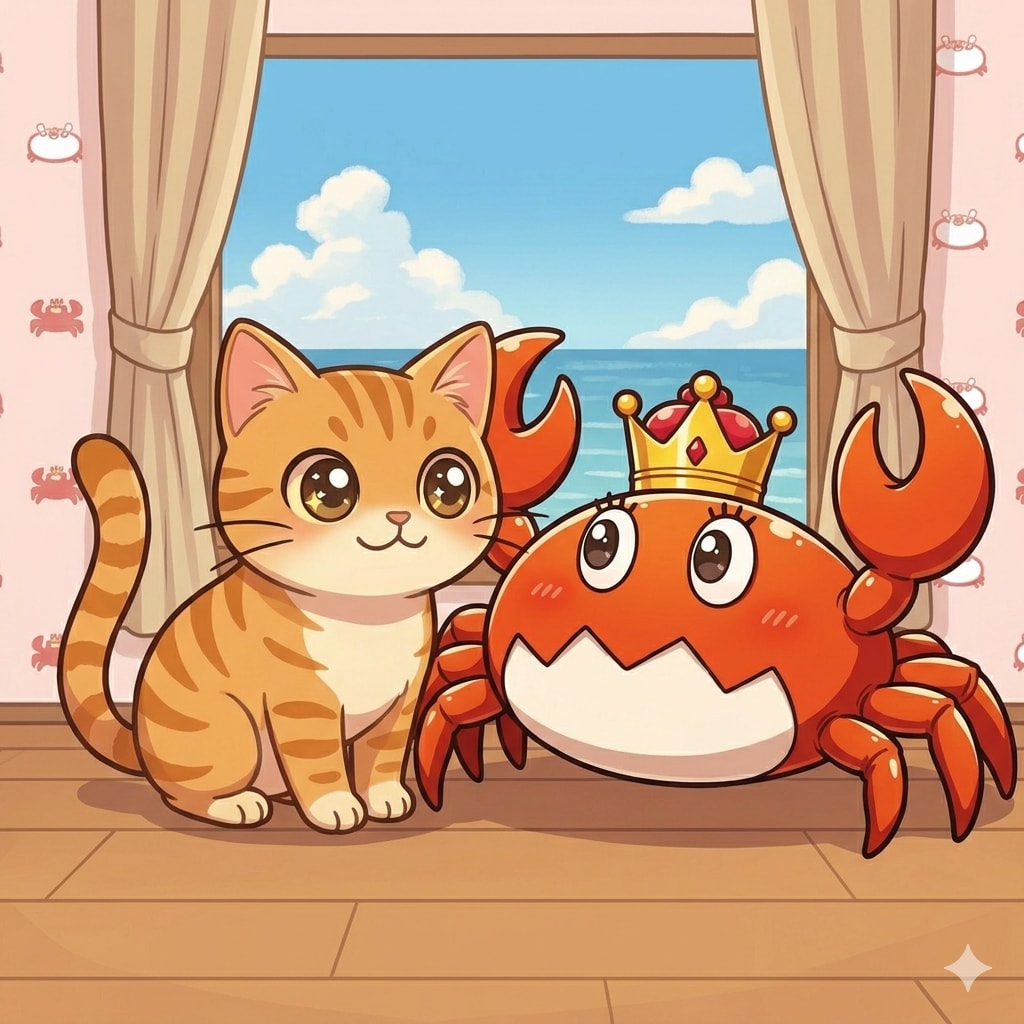 毛ガニ隊さんとハイチーズ🦀😻