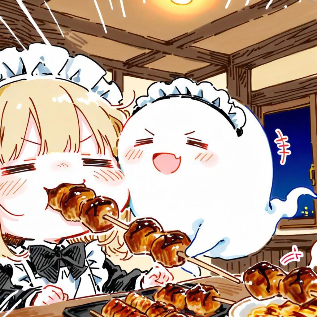 日曜深夜にマッタリ焼き鳥キメまくり🌃✨