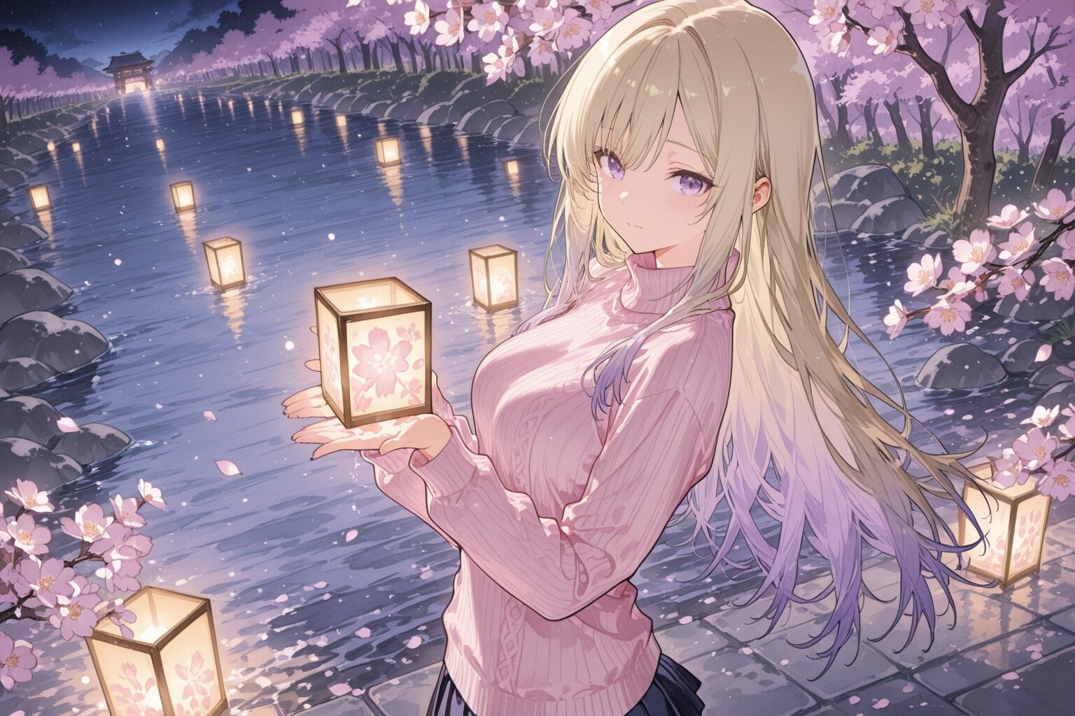 桜に思いを乗せて