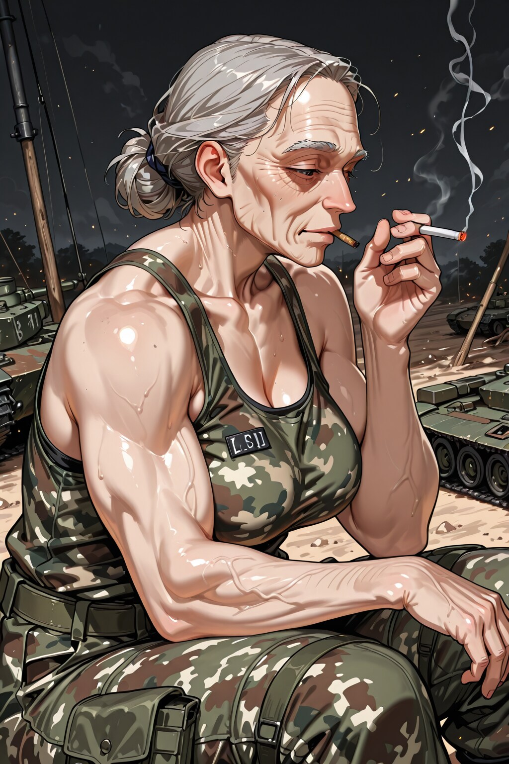 軍人マッチョババア ECHIDNA版