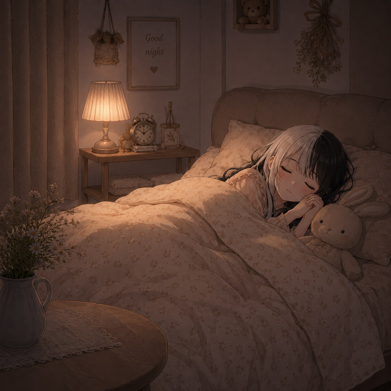 おやすみ🌙（くるみちゃん）