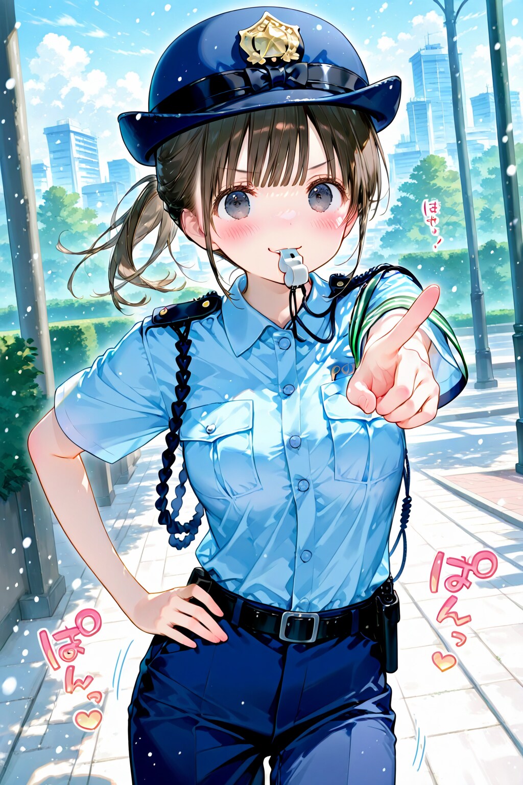 ドラマで婦警役した雫ちゃんｗ