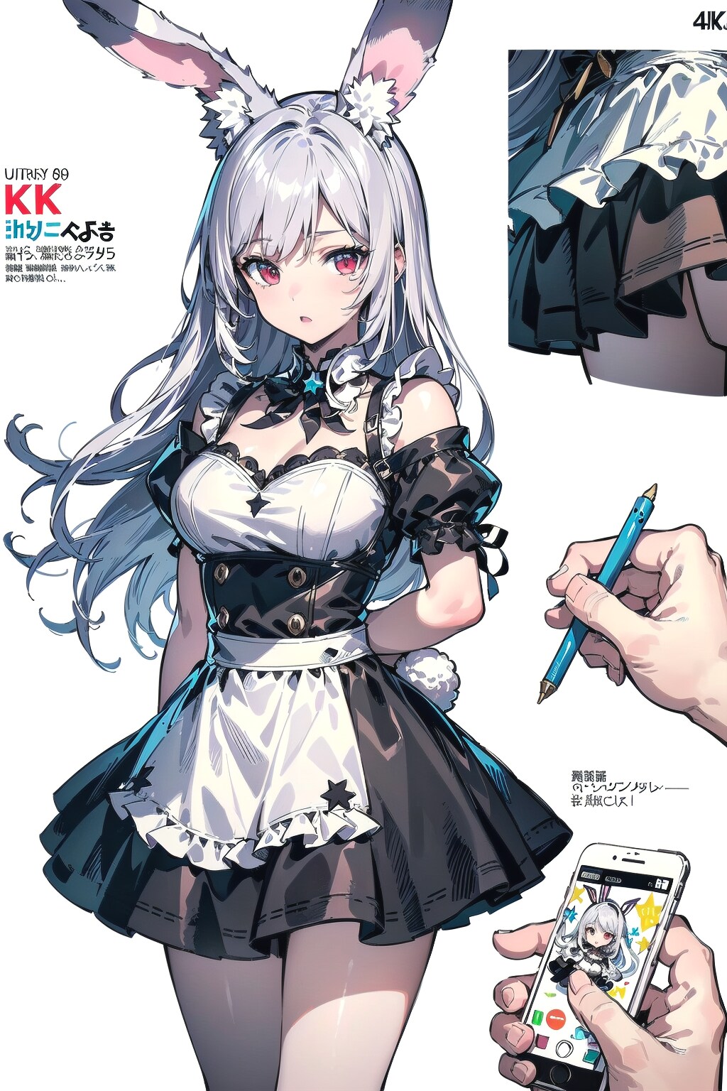 みみのメイドコスなのです🐰🎶