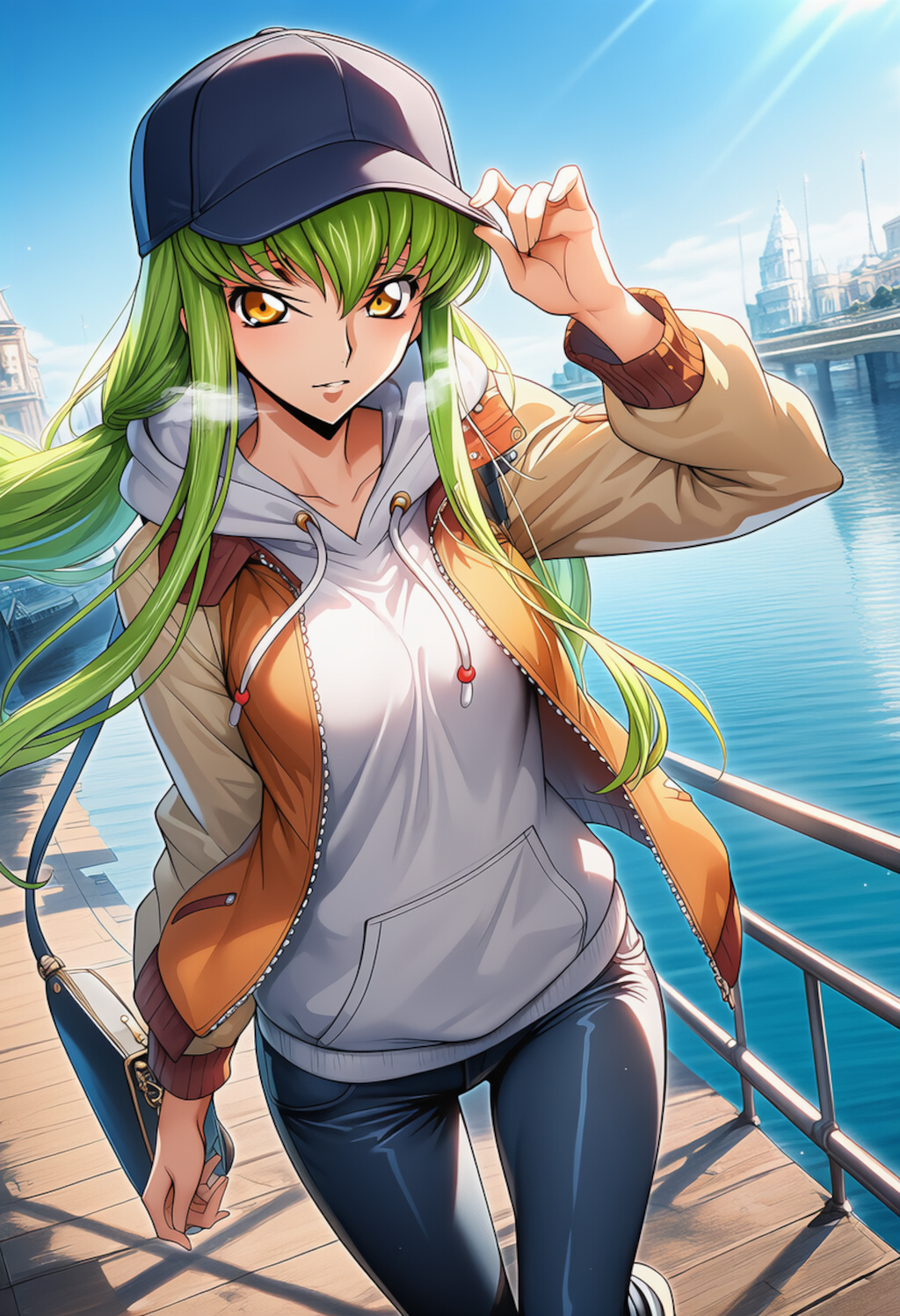 キャップ越しの合図 ― Wind-Touched Signal