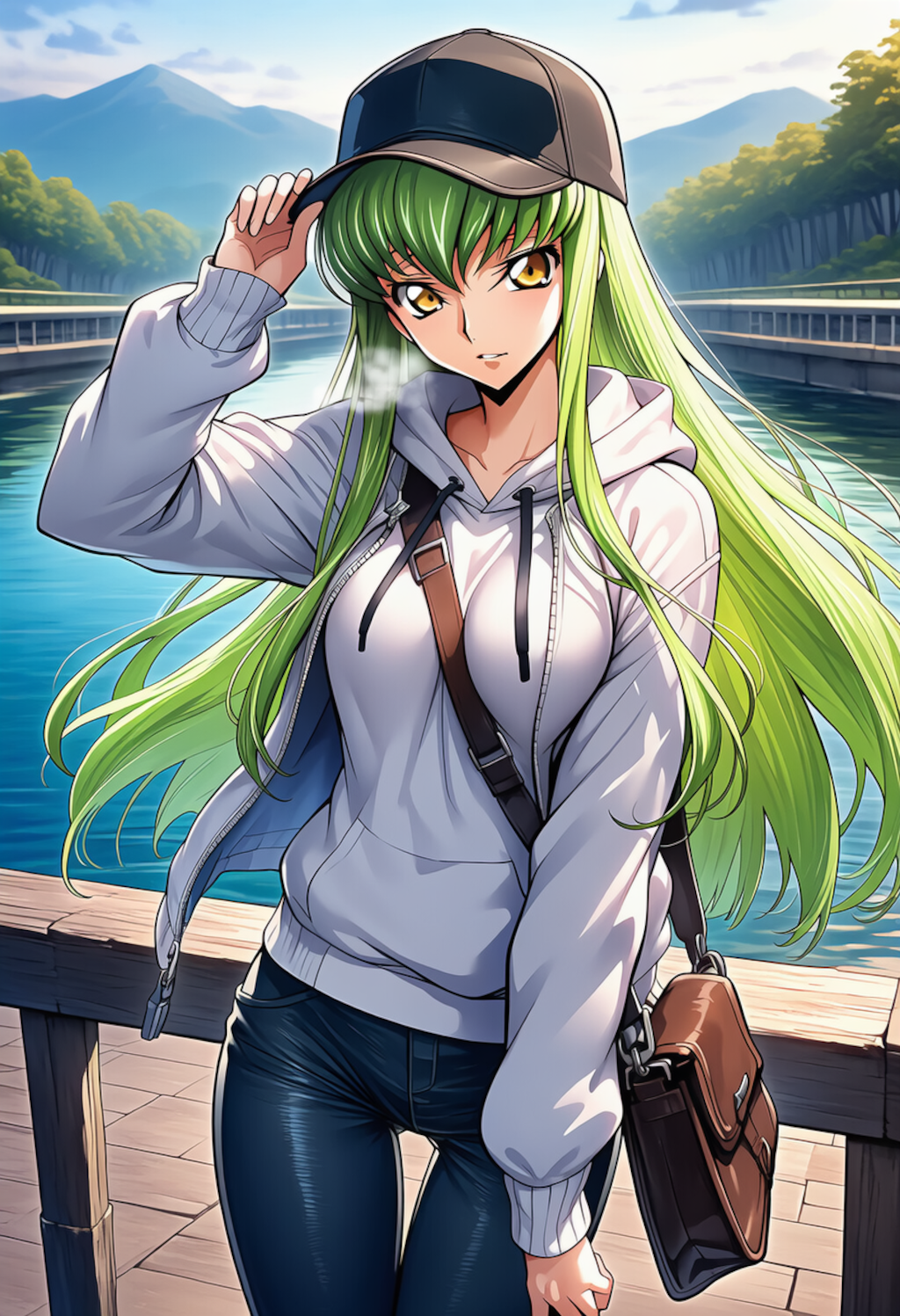 キャップ越しの合図 ― Wind-Touched Signal