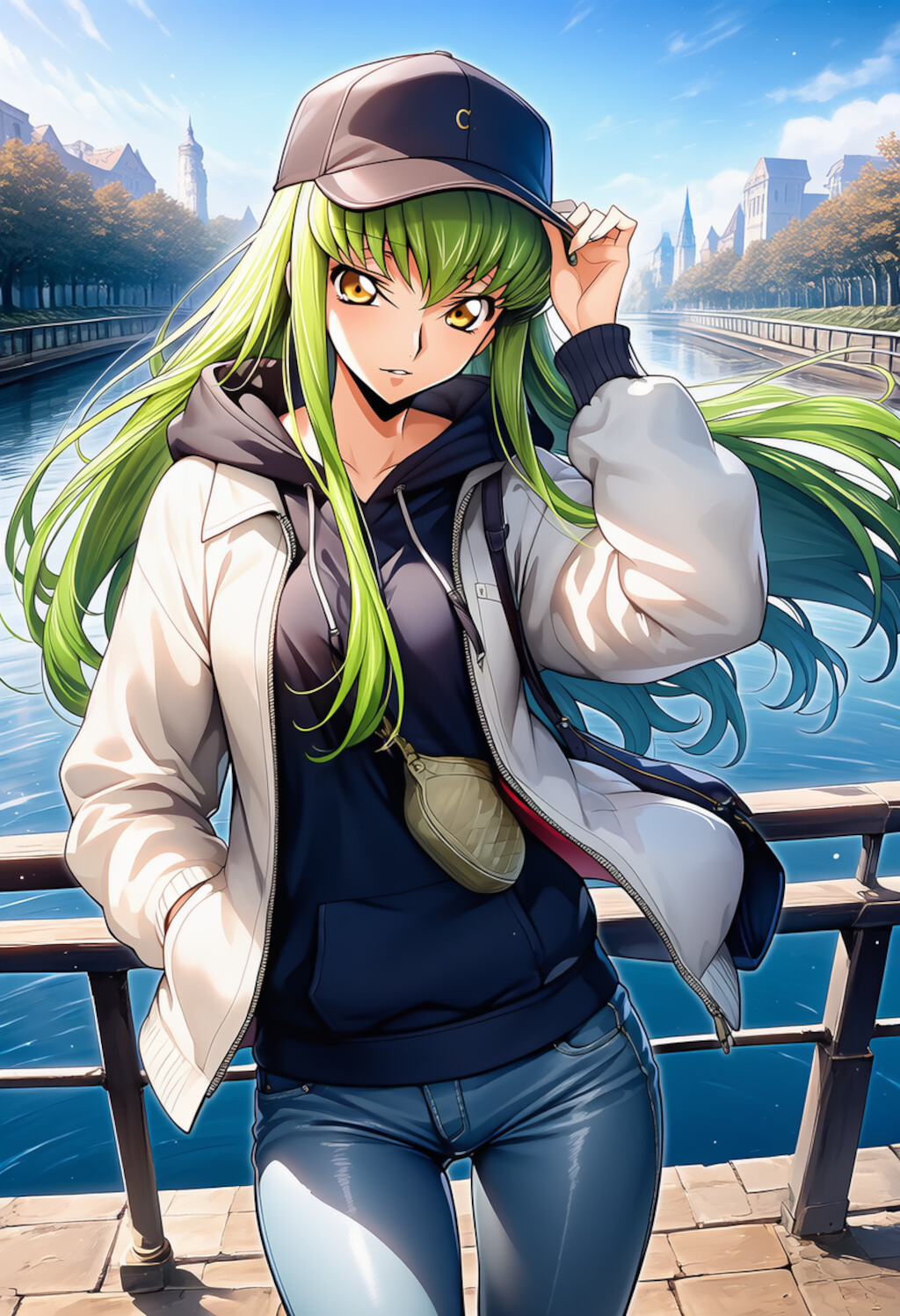 キャップ越しの合図 ― Wind-Touched Signal