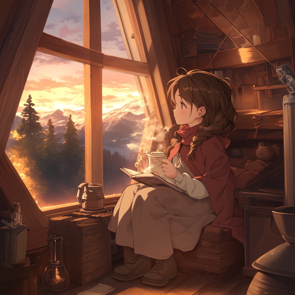 自然と景色と女の子 Nature, scenery, and a girl