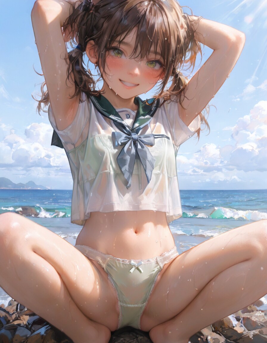 海とセーラー服