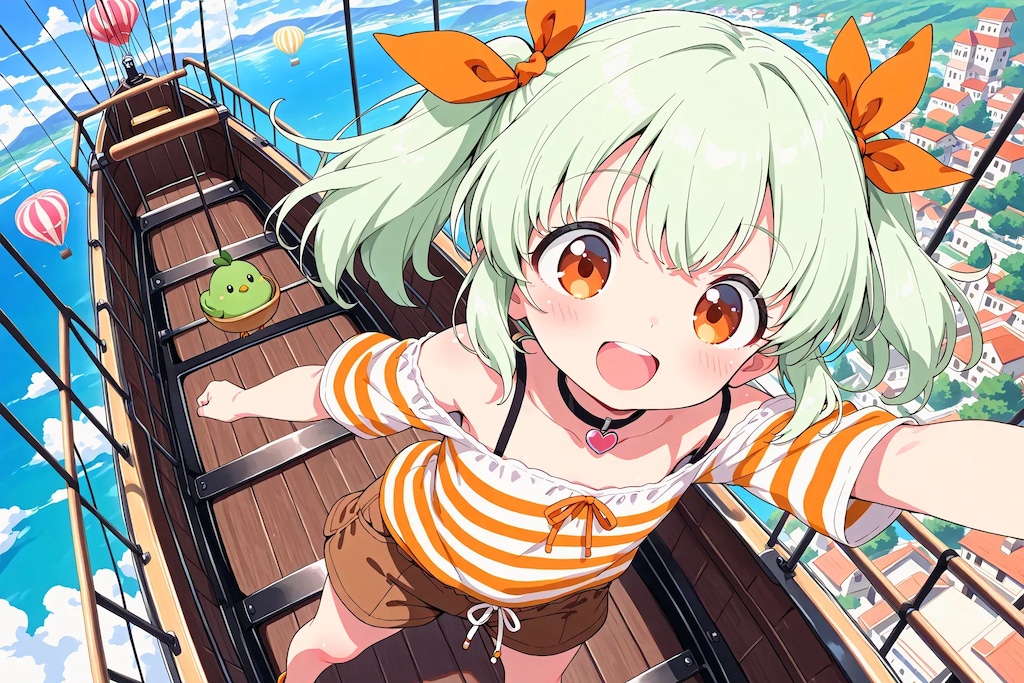 気球に乗って空の旅