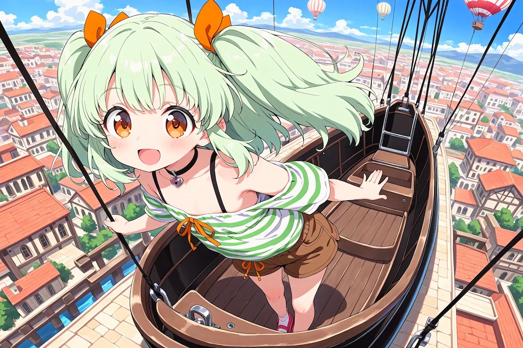気球に乗って空の旅