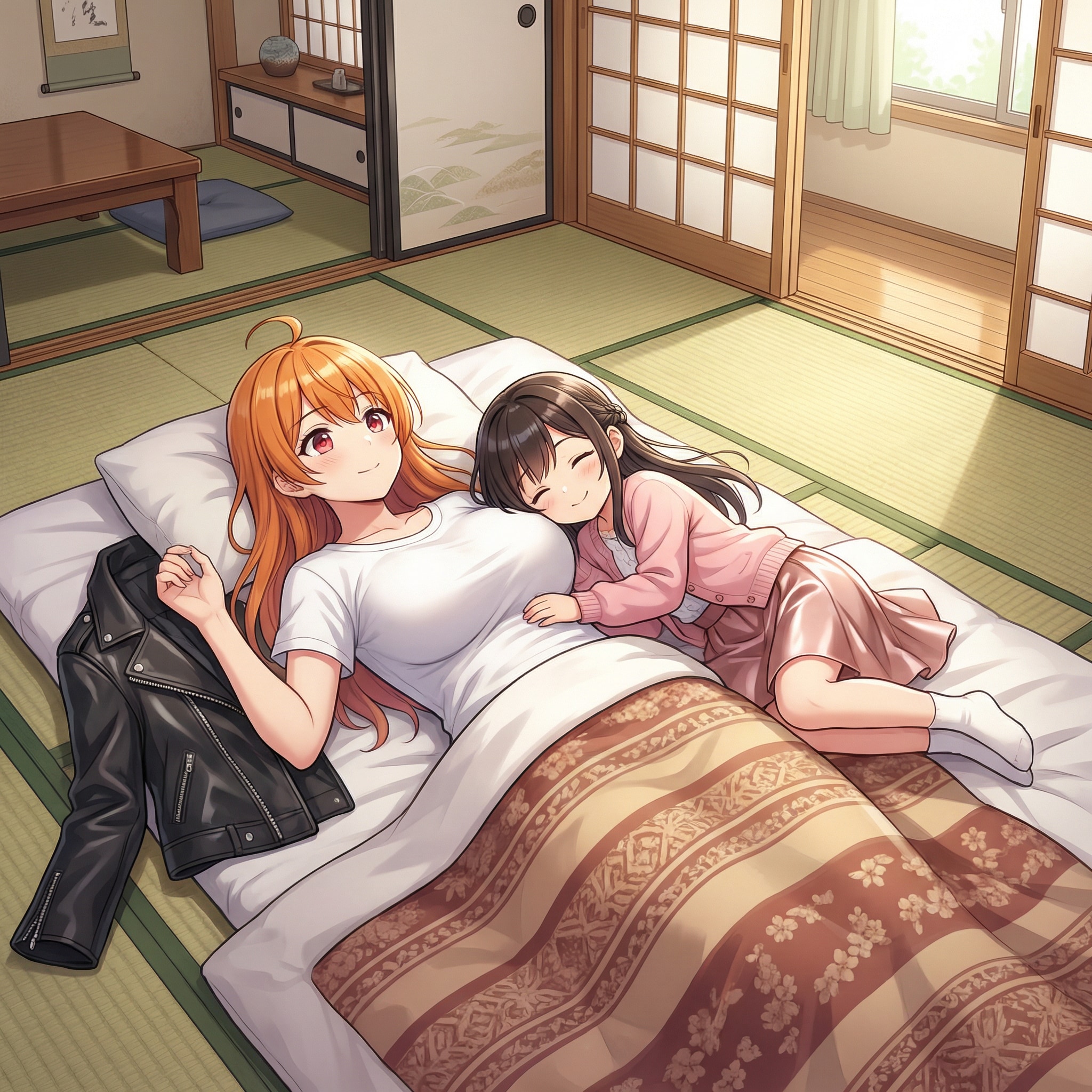 逆転母娘　ららママ＆ゆり子ちゃん　大好きなママと一緒にお昼寝
