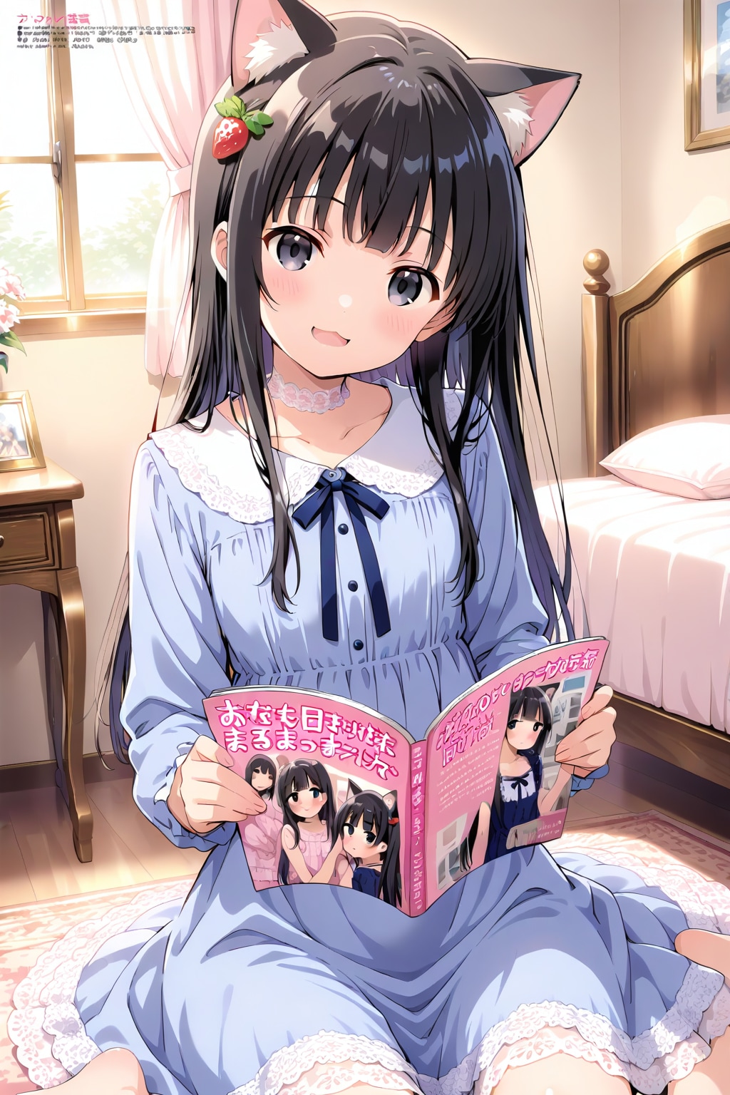 ネコ娘のクロちゃん🐈‍⬛✨１２ | の人気AIイラスト・グラビア